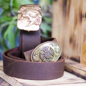 Thắt Lưng da Bò sáp Handmade 15