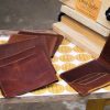Bóp Da Bò Dập Vân Cá Sấu Khâu Viền Thủ Công 2