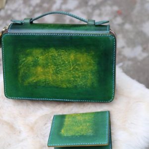 Zip đôi Handmade hàng Khách Order - Xanh Rêu 12