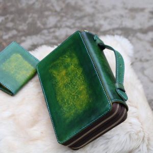 Zip đôi Handmade hàng Khách Order - Xanh Rêu 11