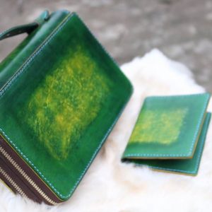 Zip đôi Handmade hàng Khách Order - Xanh Rêu 10