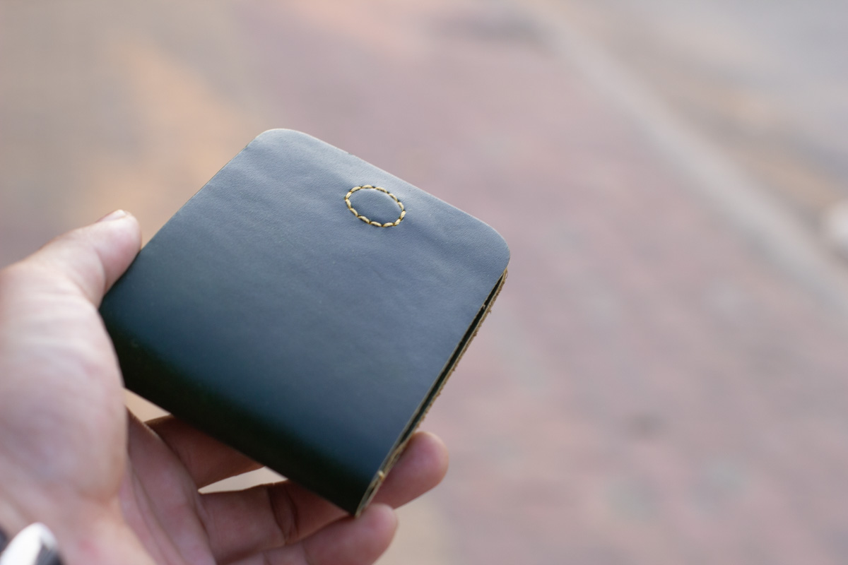 Ví sen 3 Xanh lá đậm, Pullup Leather 9 Ví sen 3 Xanh lá đậm, Pullup Leather 16