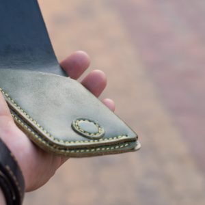 Ví sen 3 Xanh lá đậm, Pullup Leather 8 Ví sen 3 Xanh lá đậm, Pullup Leather 15