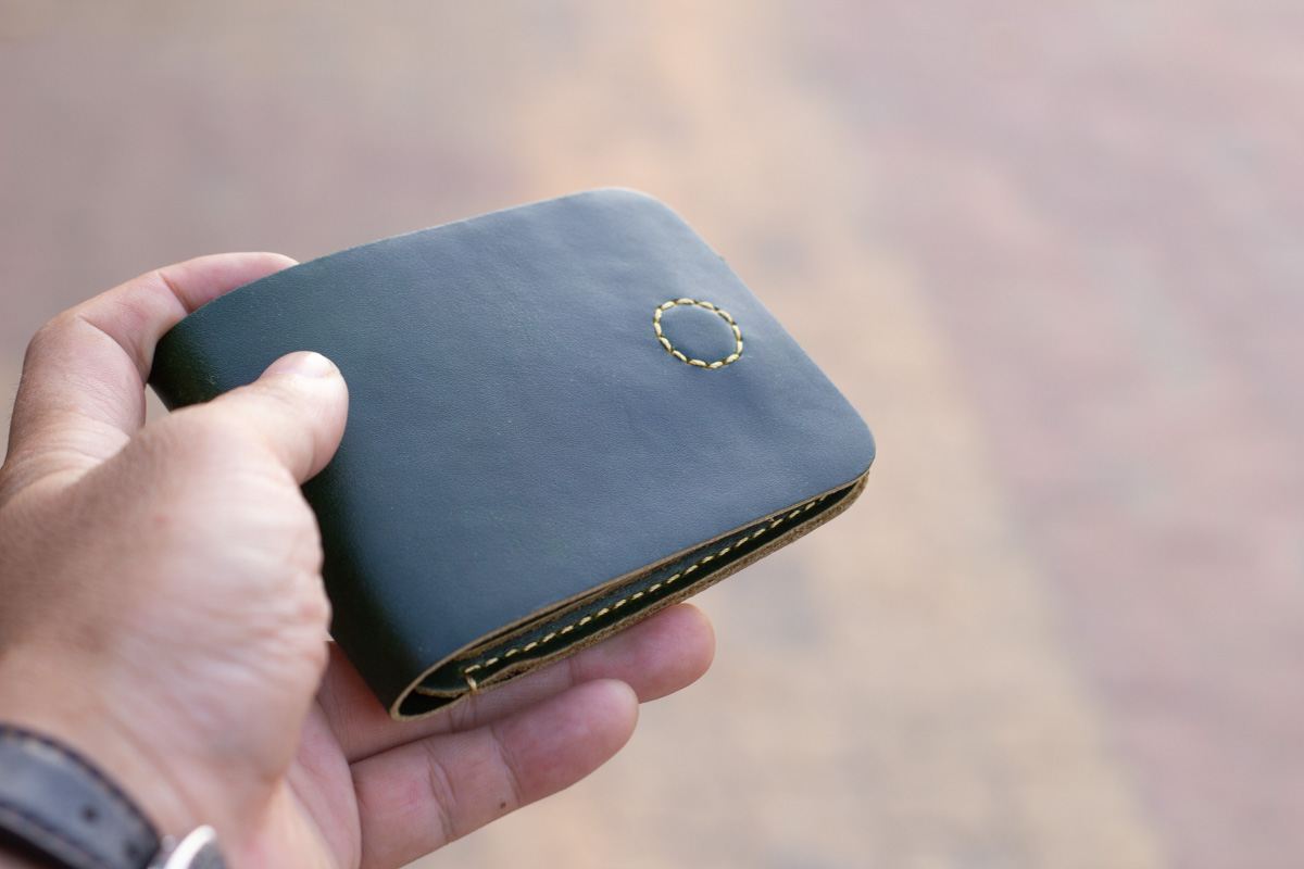 Ví sen 3 Xanh lá đậm, Pullup Leather 12 Ví sen 3 Xanh lá đậm, Pullup Leather 19