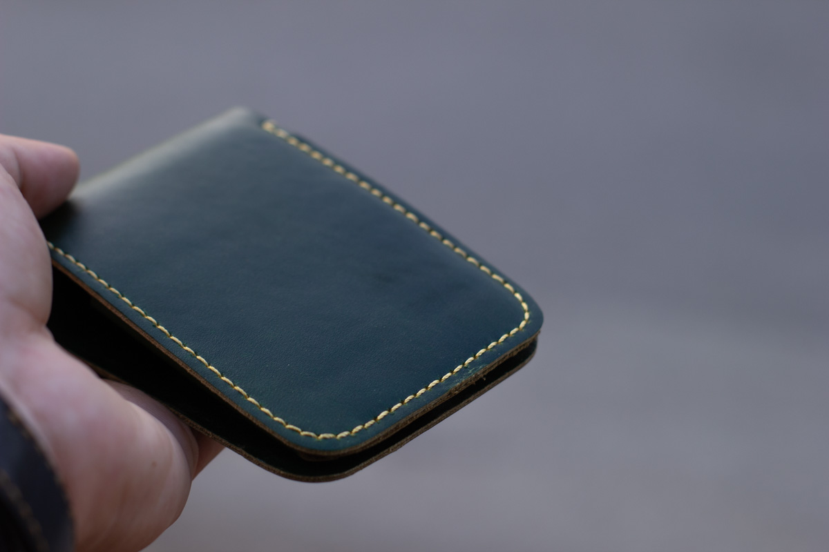 Ví sen 3 Xanh lá đậm, Pullup Leather 16 Ví sen 3 Xanh lá đậm, Pullup Leather 23