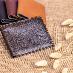Ví da nam da bò mill, màu nâu cà phê 11