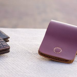 Ví sen 3 cao cấp - Màu nâu đỏ 15