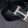 Thắt lưng handmade da cá sấu 1