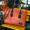 Cặp da Vachetta handmade cao cấp – Đen 2