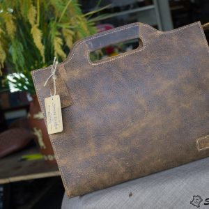Cặp da bò sap handmade cao cấp – đen 17