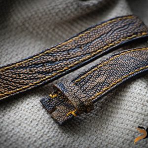 Dây đồng hồ da đà điểu handmade cao cấp 13