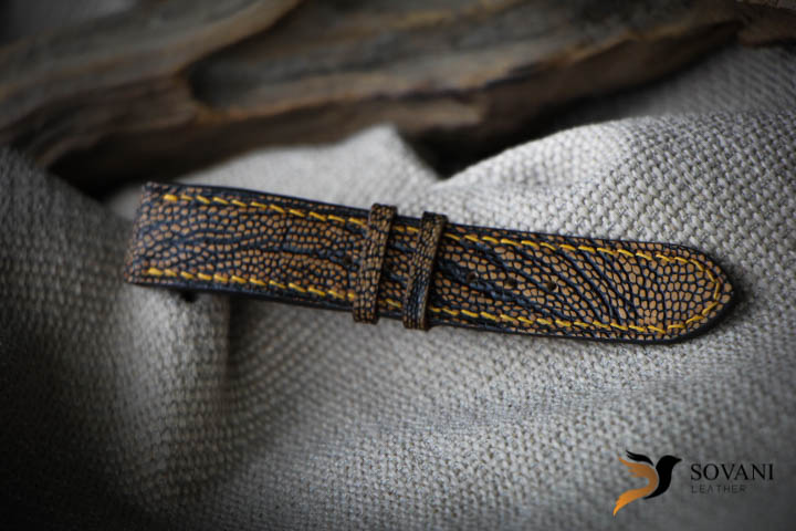 Dây đồng hồ da đà điểu handmade cao cấp 17 Dây đồng hồ da đà điểu handmade cao cấp 24