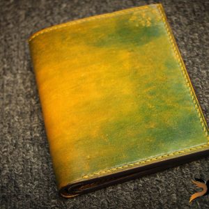 Ví da nam handmade cao cấp, Veg Italy – màu xanh rêu 20