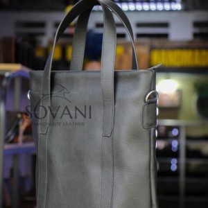 Cặp da bò handmade cao cấp - Đen 11