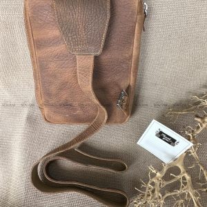 Túi Đeo Chéo KENN – Da Bò Sáp Vân Voi 11